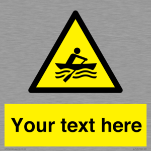 WL7434: Custom Warning manually powered watercraft
