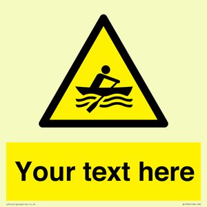 WL7434: Custom Warning manually powered watercraft