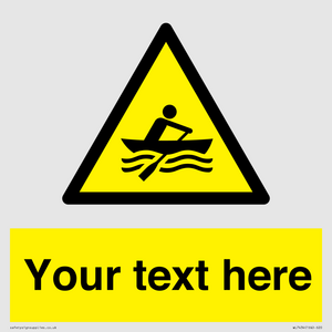 WL7434: Custom Warning manually powered watercraft