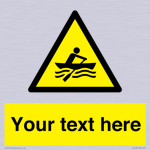 WL7434: Custom Warning manually powered watercraft