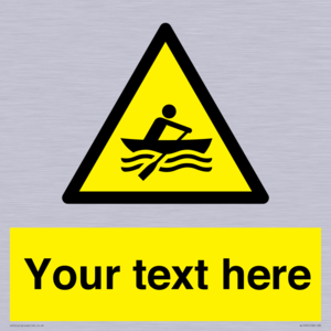 WL7434: Custom Warning manually powered watercraft