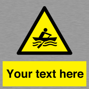 WL7434: Custom Warning manually powered watercraft