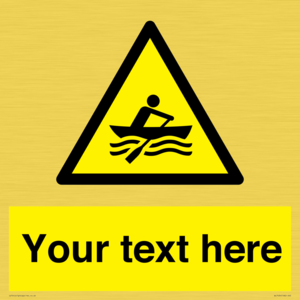 WL7434: Custom Warning manually powered watercraft