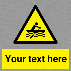 WL7434: Custom Warning manually powered watercraft