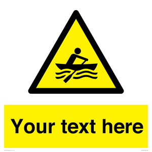 WL7434: Custom Warning manually powered watercraft