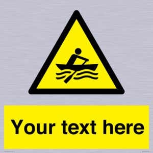 WL7434: Custom Warning manually powered watercraft