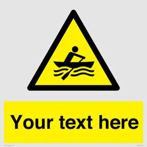 WL7434: Custom Warning manually powered watercraft