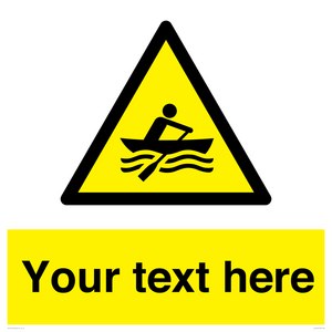 WL7434: Custom Warning manually powered watercraft