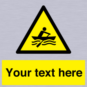 WL7434: Custom Warning manually powered watercraft