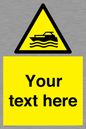 WL7435: Custom Warning motorised watercraft