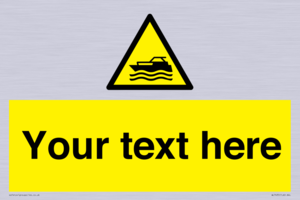 WL7435: Custom Warning motorised watercraft