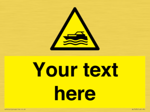 WL7435: Custom Warning motorised watercraft