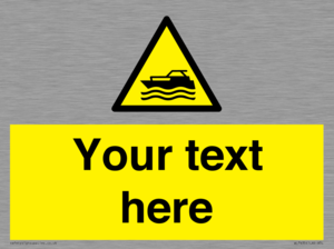 WL7435: Custom Warning motorised watercraft