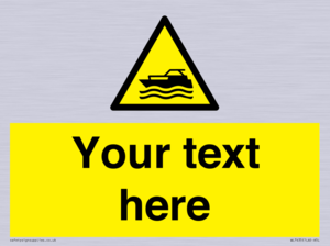 WL7435: Custom Warning motorised watercraft