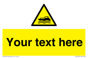 WL7435: Custom Warning motorised watercraft