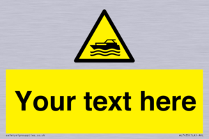 WL7435: Custom Warning motorised watercraft