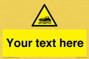 WL7435: Custom Warning motorised watercraft
