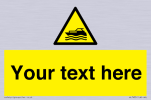 WL7435: Custom Warning motorised watercraft