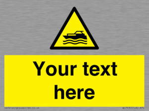 WL7435: Custom Warning motorised watercraft