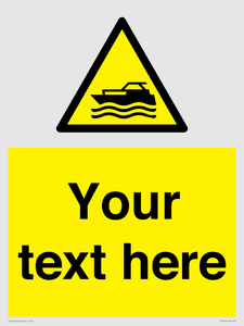 WL7435: Custom Warning motorised watercraft