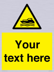 WL7435: Custom Warning motorised watercraft