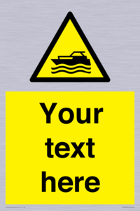 WL7435: Custom Warning motorised watercraft