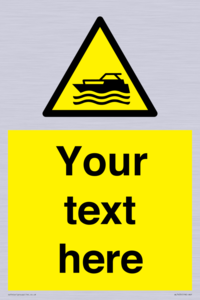 WL7435: Custom Warning motorised watercraft
