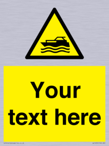 WL7435: Custom Warning motorised watercraft
