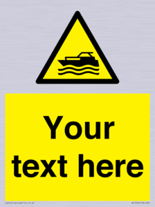 WL7435: Custom Warning motorised watercraft