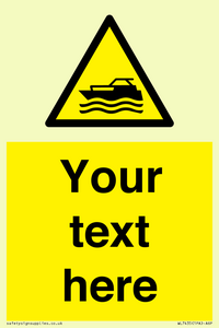 WL7435: Custom Warning motorised watercraft