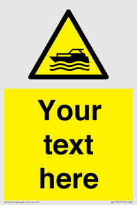 WL7435: Custom Warning motorised watercraft