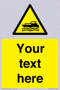 WL7435: Custom Warning motorised watercraft