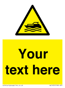 WL7435: Custom Warning motorised watercraft