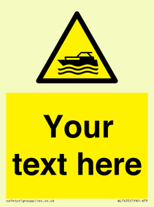 WL7435: Custom Warning motorised watercraft