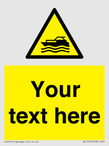 WL7435: Custom Warning motorised watercraft