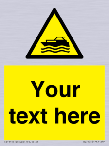 WL7435: Custom Warning motorised watercraft