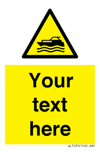 WL7435: Custom Warning motorised watercraft