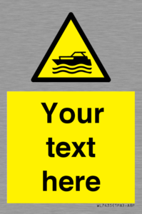 WL7435: Custom Warning motorised watercraft