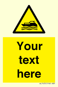 WL7435: Custom Warning motorised watercraft