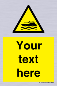 WL7435: Custom Warning motorised watercraft