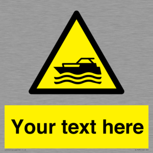WL7435: Custom Warning motorised watercraft