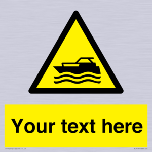 WL7435: Custom Warning motorised watercraft