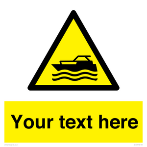 WL7435: Custom Warning motorised watercraft