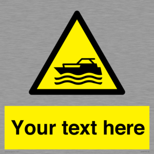 WL7435: Custom Warning motorised watercraft