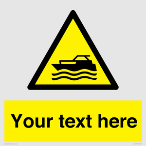WL7435: Custom Warning motorised watercraft