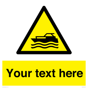 WL7435: Custom Warning motorised watercraft