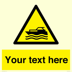 WL7435: Custom Warning motorised watercraft