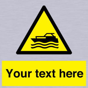 WL7435: Custom Warning motorised watercraft