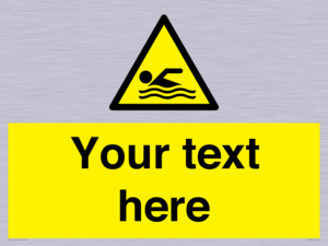WL7437: Custom Warning swimming area