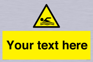 WL7437: Custom Warning swimming area